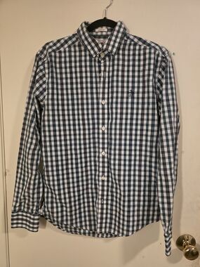 Original Penguin Check Button Down Shirt Classic Fit Small